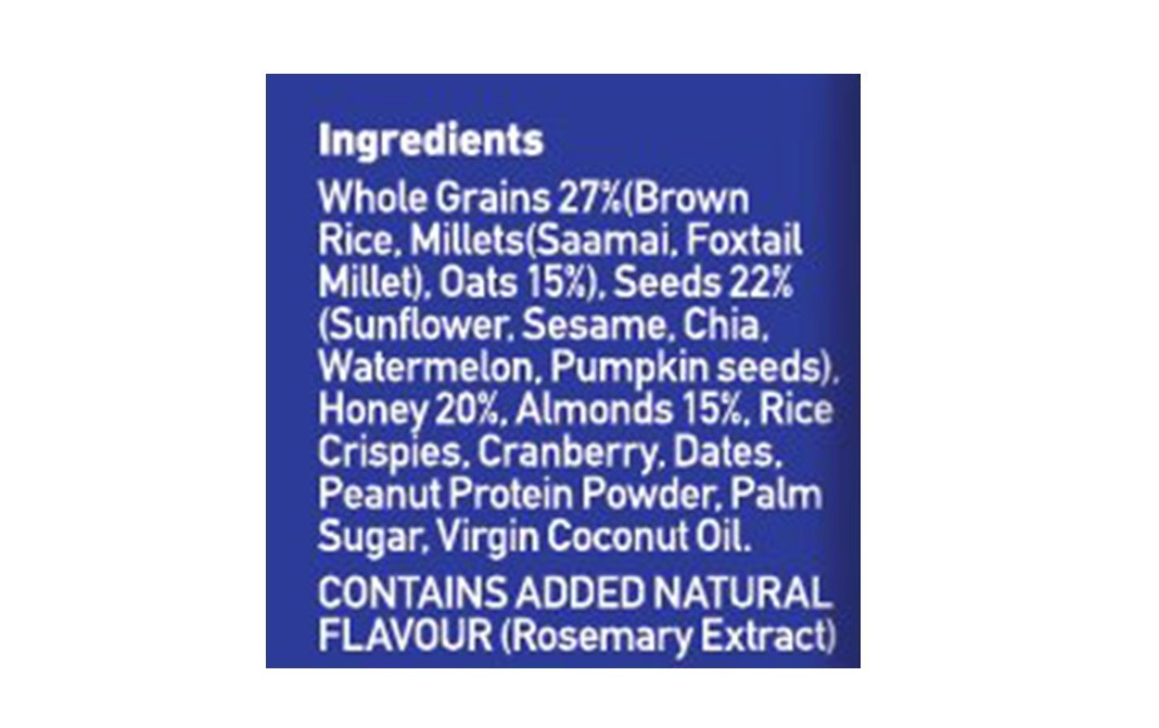 Yoga Bar Multigrain Energy Bar Nuts and Seeds   Pack  38 grams